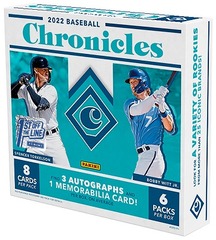 2022 Panini Chronicles Baseball Hobby Box FOTL (First Off The Line)